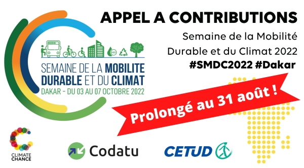 Prolongé Appel à Contributions | Semaine de la Mobilité Durable et du Climat 2022 | #SMDC2022