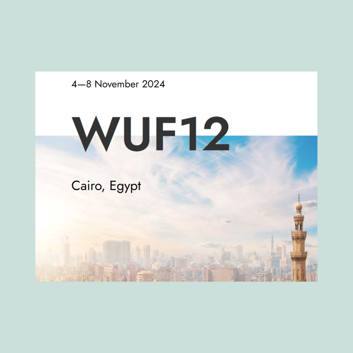 The World Urban Forum 12