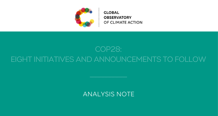 Analysis note – COP28: Eight initiatives and announcements to follow