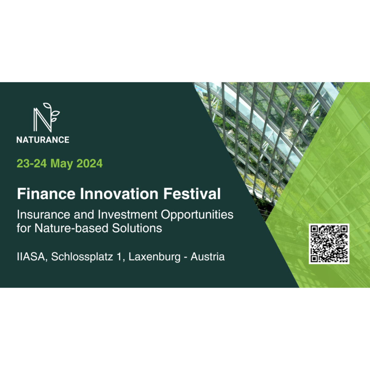 Festival d’innovation de la finance : opportunités d’assurance et d’investissement pour les solutions basées sur la nature
