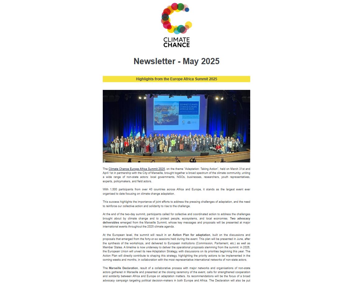 Newsletter – May 2025