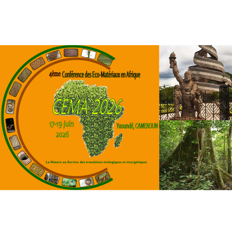 CEMA&rsquo;2026 – 4ème Conférence des Eco-Matériaux en Afrique