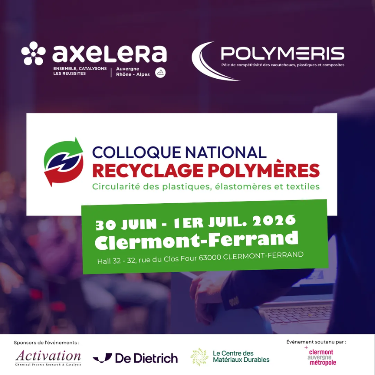 Colloque National Recyclage Polymères 2026
